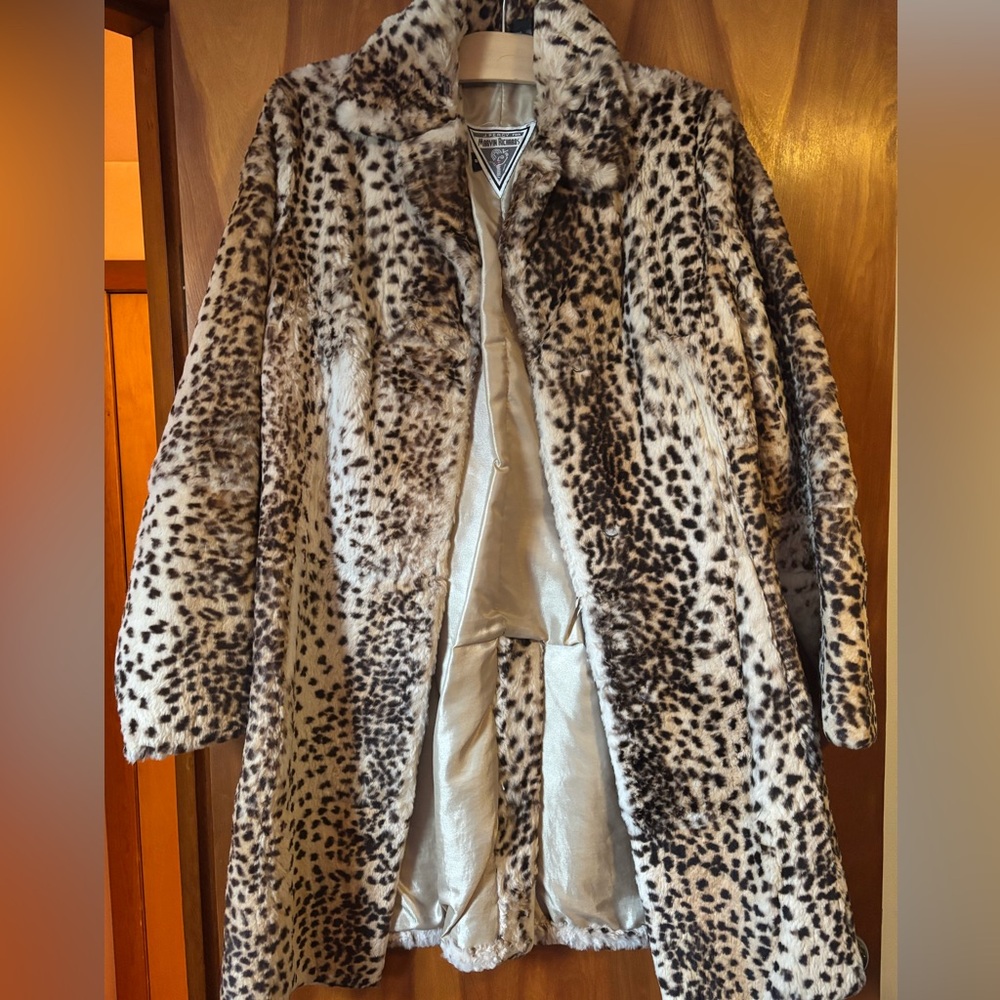Vintage rabbit fur coat